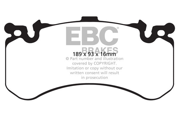 EBC Redstuff 3000 Series Sport Brake Pad Set (DP32158C) – EBC-RACING