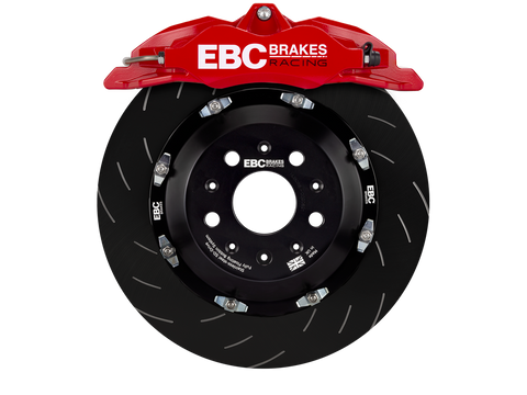 EBC Apollo Balanced Big Brake Kit, 330mm, Black Caliper (BBK018BLK-1) Front