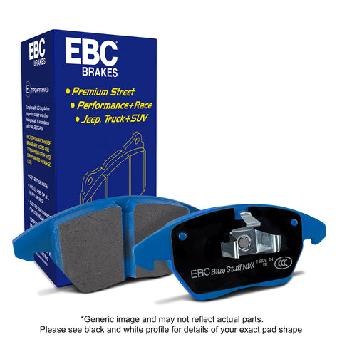 EBC Bluestuff Brake Pad 5000 Series TrackDay Set (DP52456NDX)