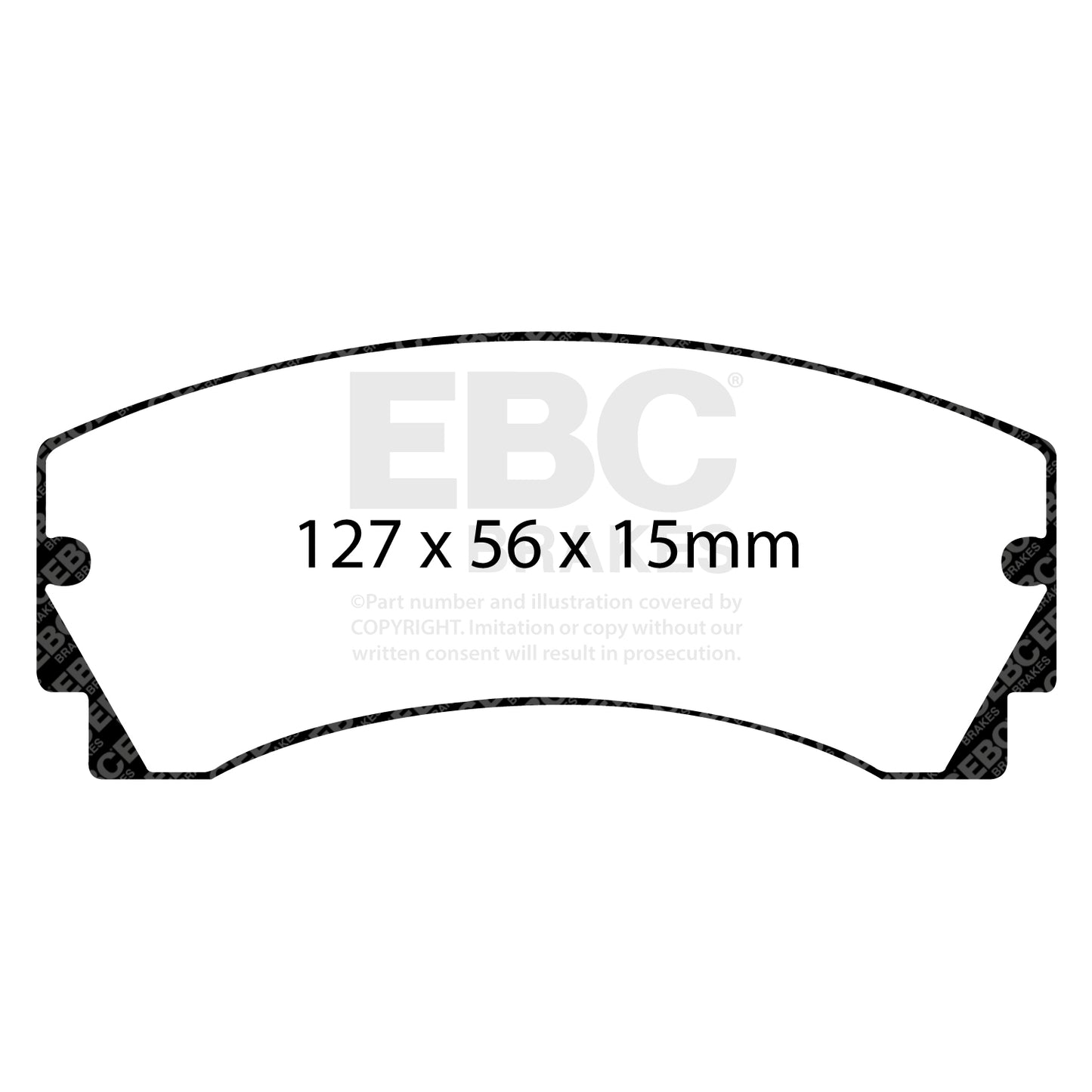 EBC Yellowstuff 4000 Series Street and Track Brake Pad Set (DP4046R)