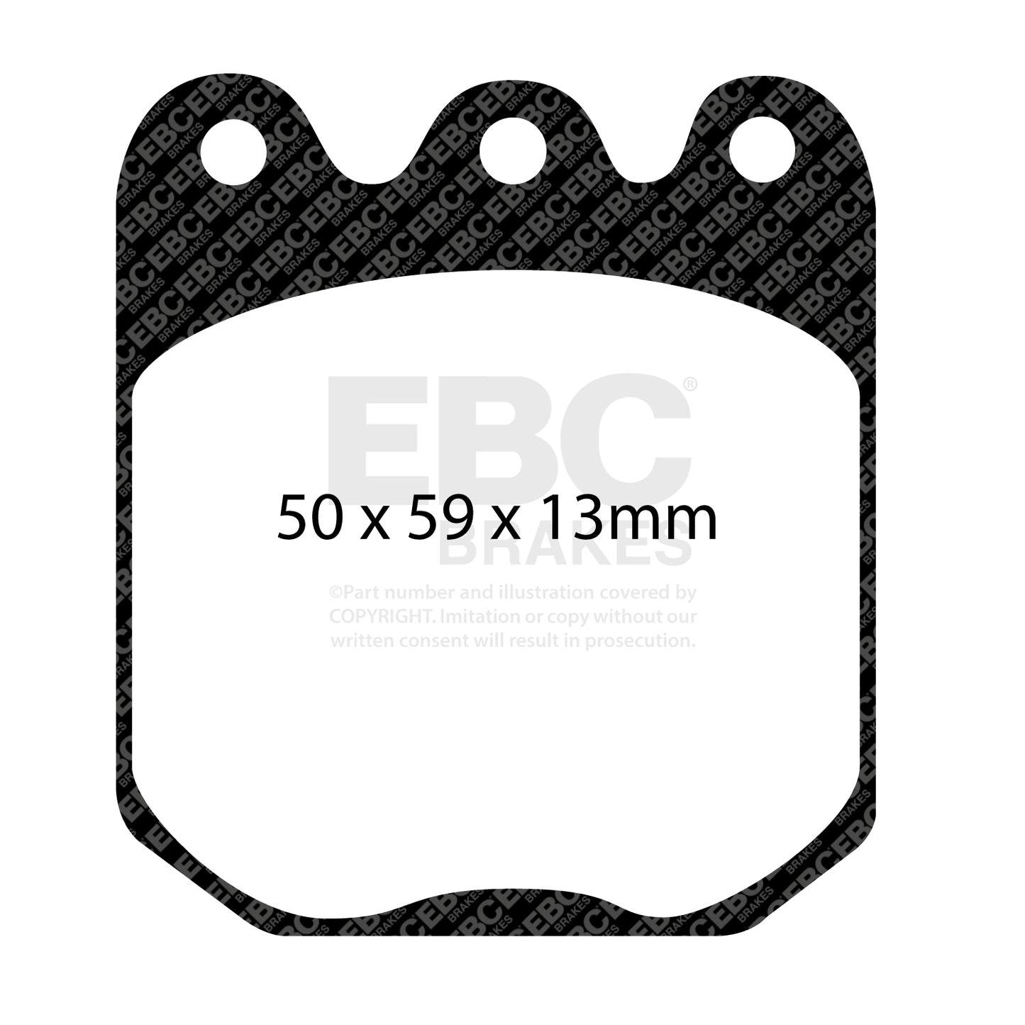 EBC Yellowstuff 4000 Series Street and Track Brake Pad Set (DP4056R)