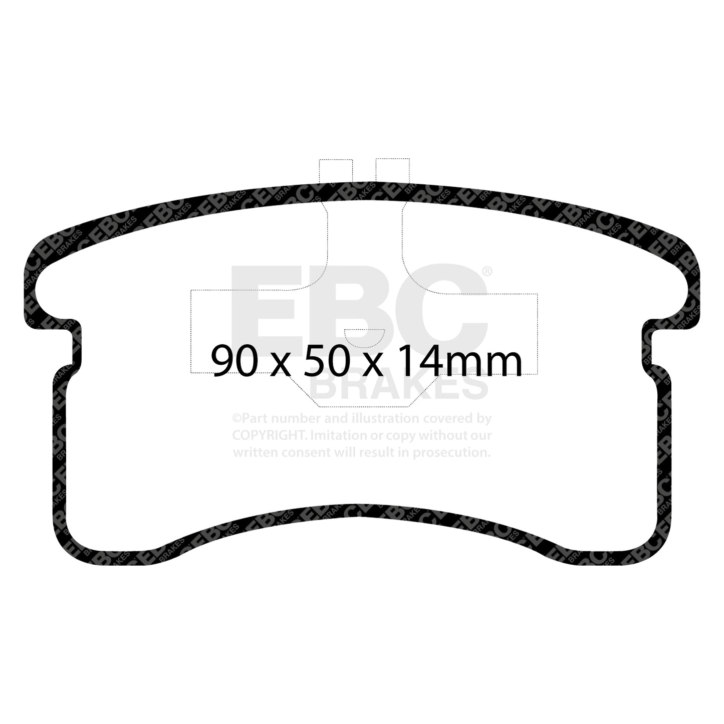 EBC Ultimax OE Replacement Brake Pad Set (DP1016)