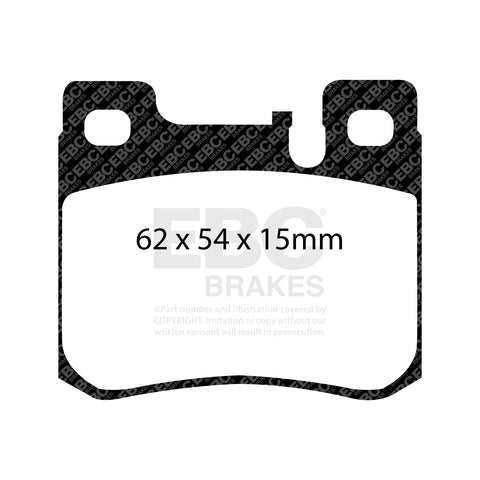 EBC Greenstuff 2000 Series Sport Brake Pad Set (DP21026)