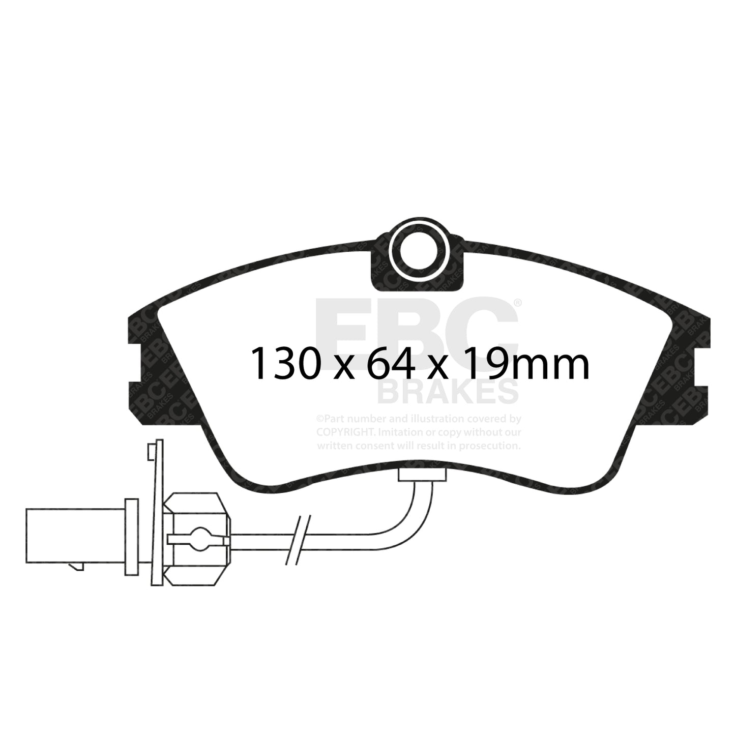 EBC Ultimax OE Replacement Brake Pad Set (DP1030/2)