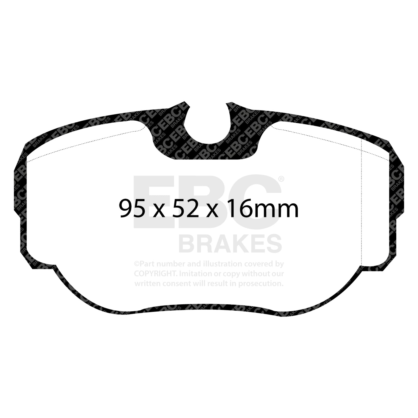 EBC Ultimax OE Replacement Brake Pad Set (DP1038)