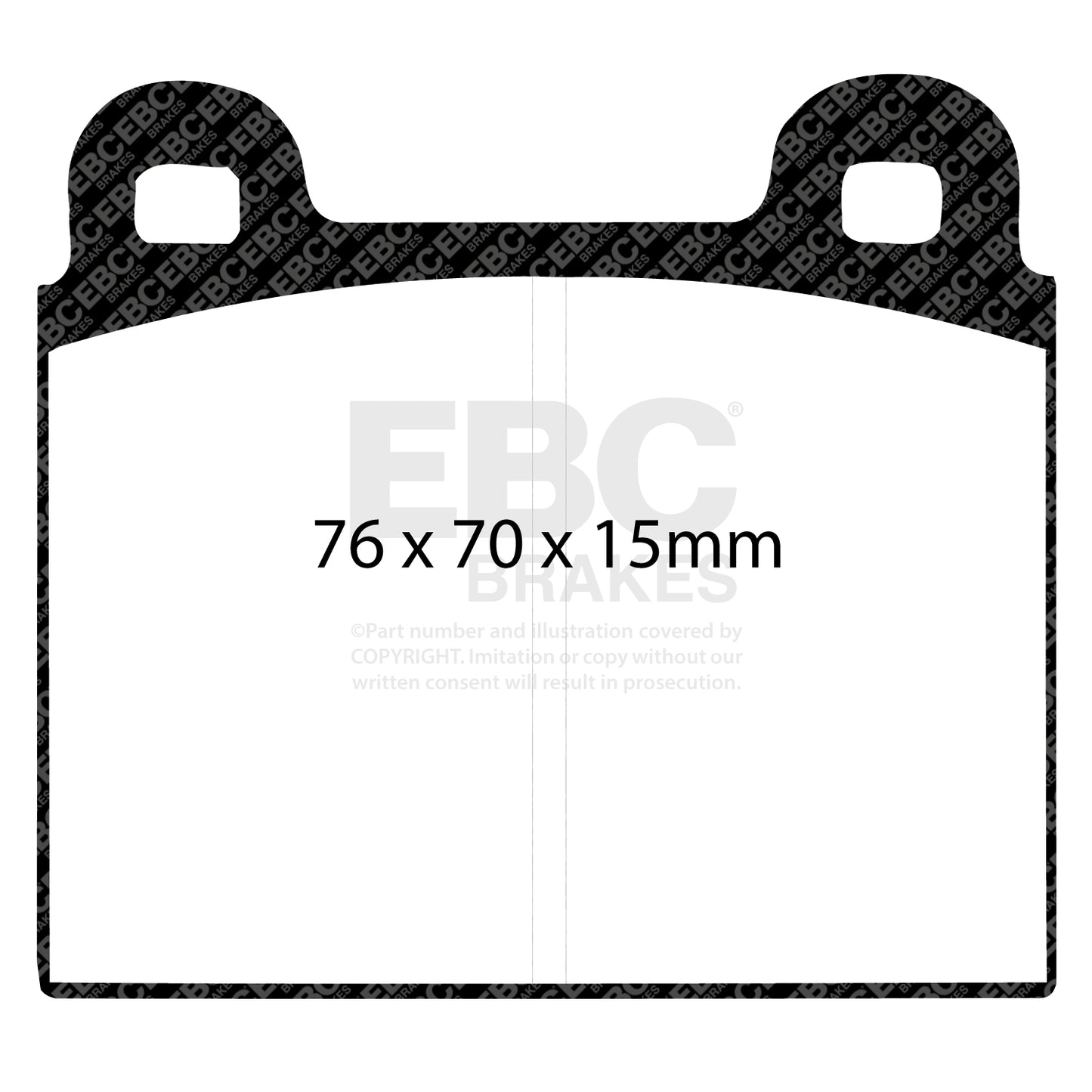 EBC Yellowstuff 4000 Series Street and Track Brake Pad Set (DP4103R)