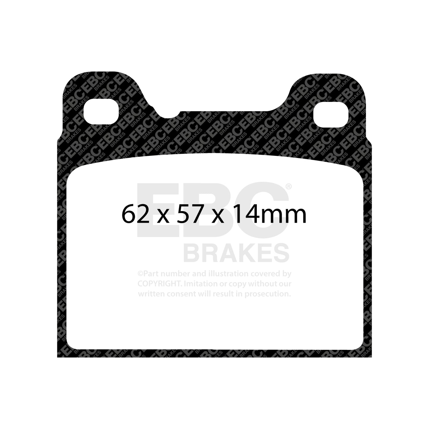 EBC Ultimax OE Replacement Brake Pad Set (DP1043)