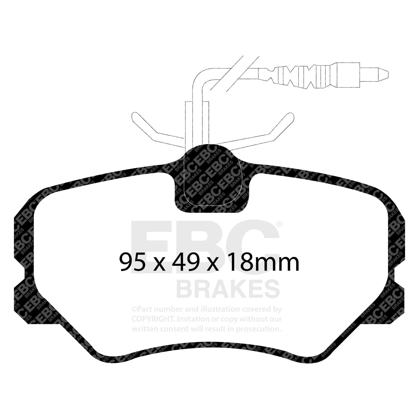 EBC Greenstuff 2000 Series Sport Brake Pad Set (DP21080)