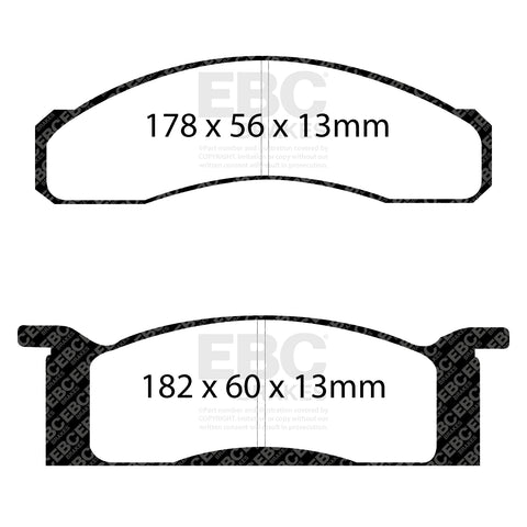 EBC Greenstuff 2000 Series Sport Brake Pad Set (DP21158)