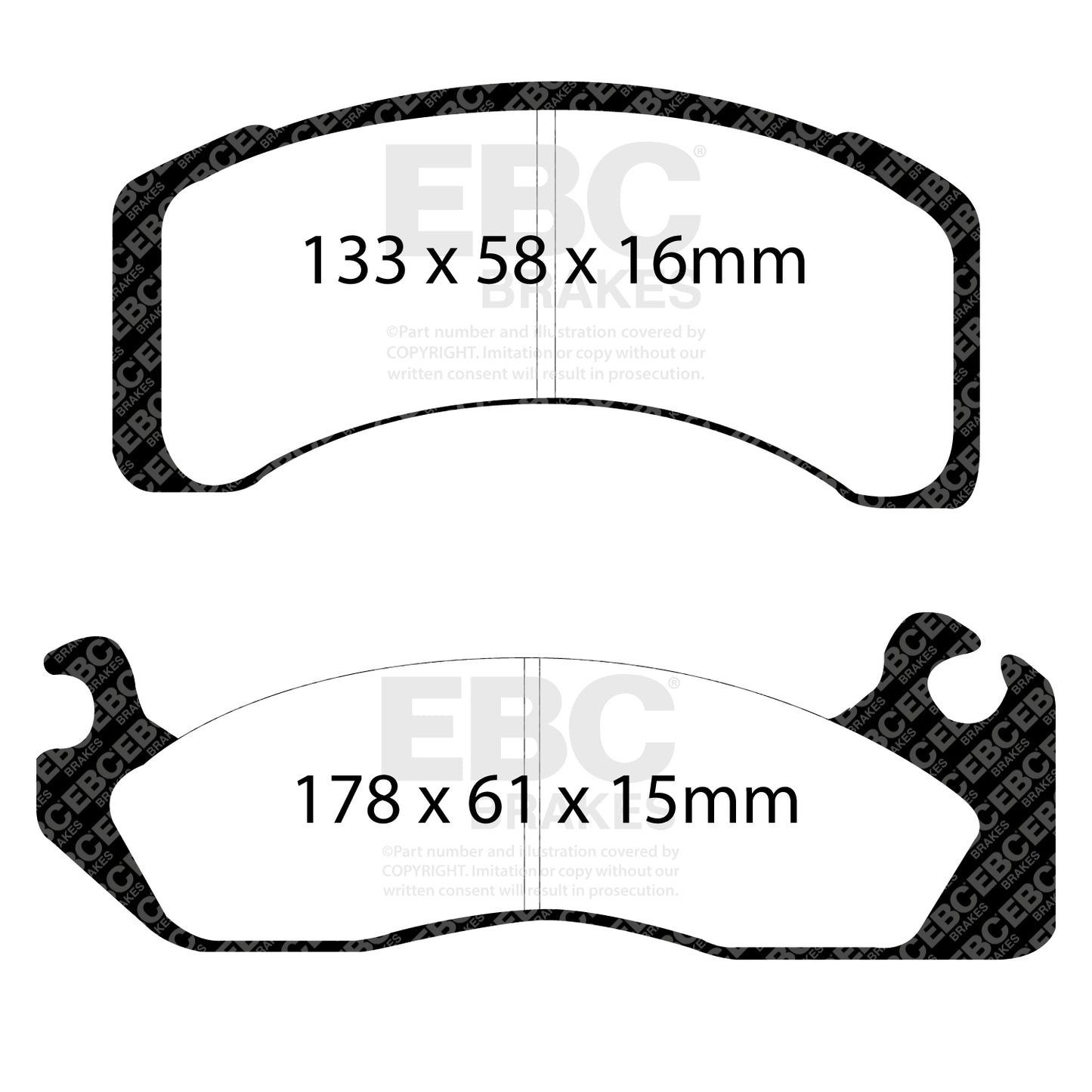 EBC Greenstuff 2000 Series Sport Brake Pad Set (DP21159)