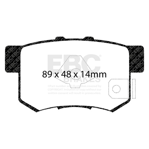 EBC Greenstuff 2000 Series Sport Brake Pad Set (DP21193)