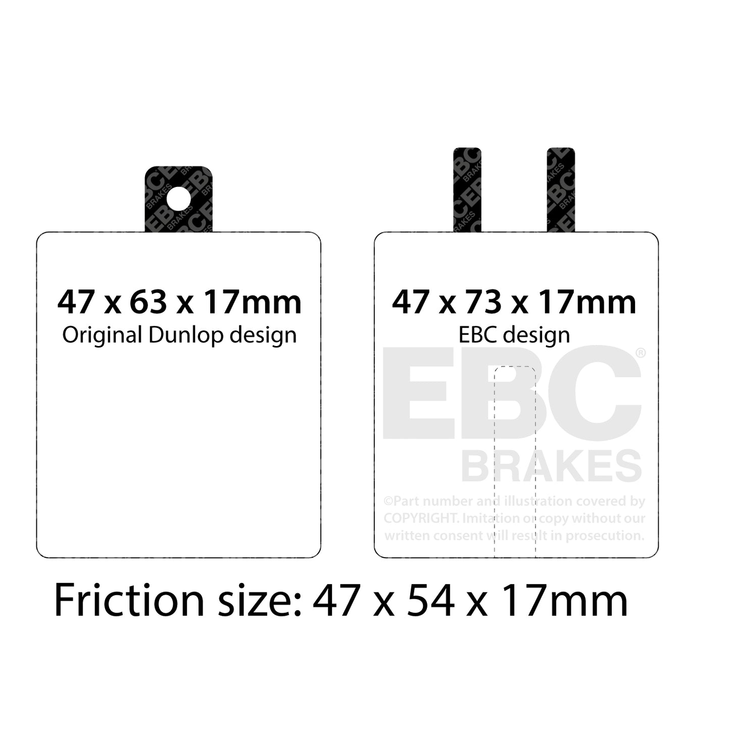 EBC Greenstuff 2000 Series Sport Brake Pad Set (DP2120)