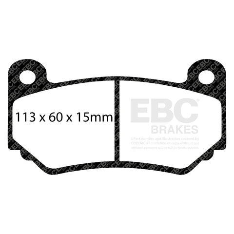 EBC Bluestuff NDX Trackday Brake Pad Set (DP51377NDX)