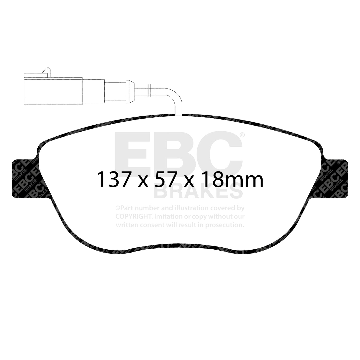 EBCb Brakes Pad and Disc Kit (PD11KF396)