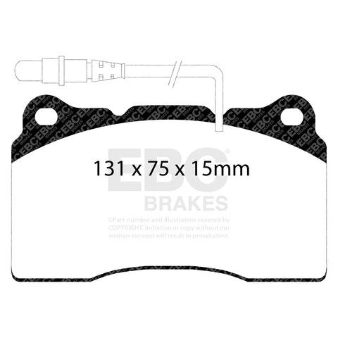 EBC Greenstuff 2000 Series Sport Brake Pad Set (DP21419)