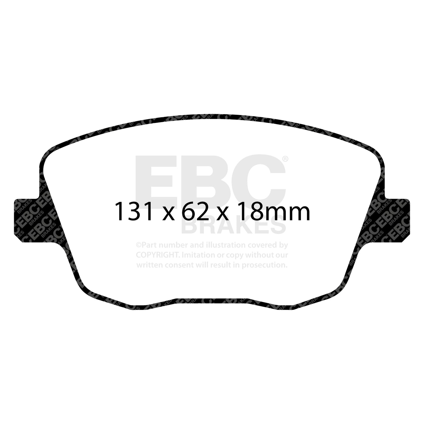 EBC Greenstuff 2000 Series Sport Brake Pad Set (DP21436)