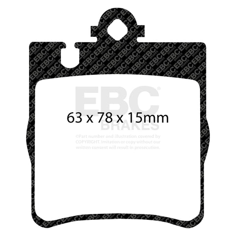 EBC Greenstuff 2000 Series Sport Brake Pad Set (DP21441)