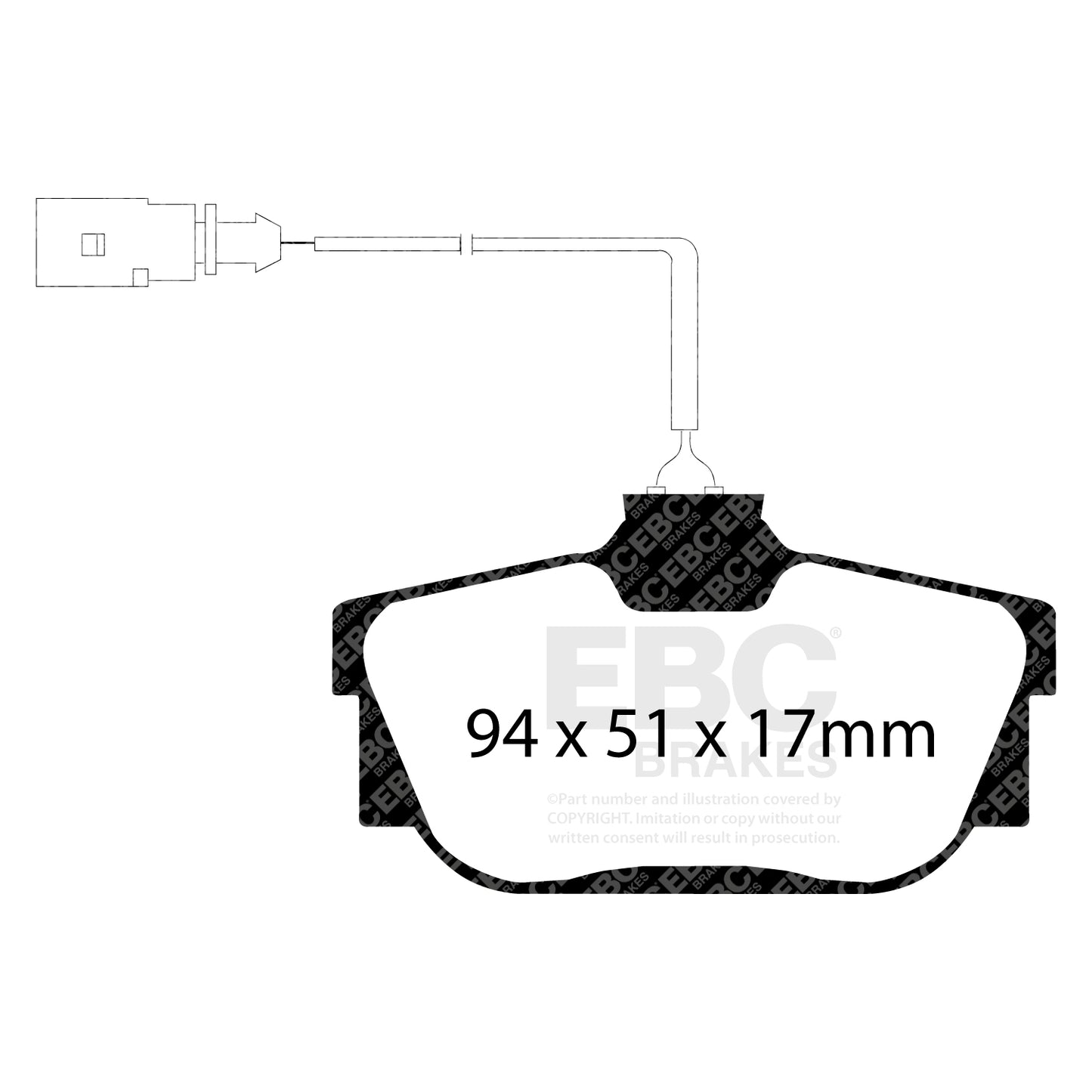 EBC Greenstuff 2000 Series Sport Brake Pad Set (DP21445)