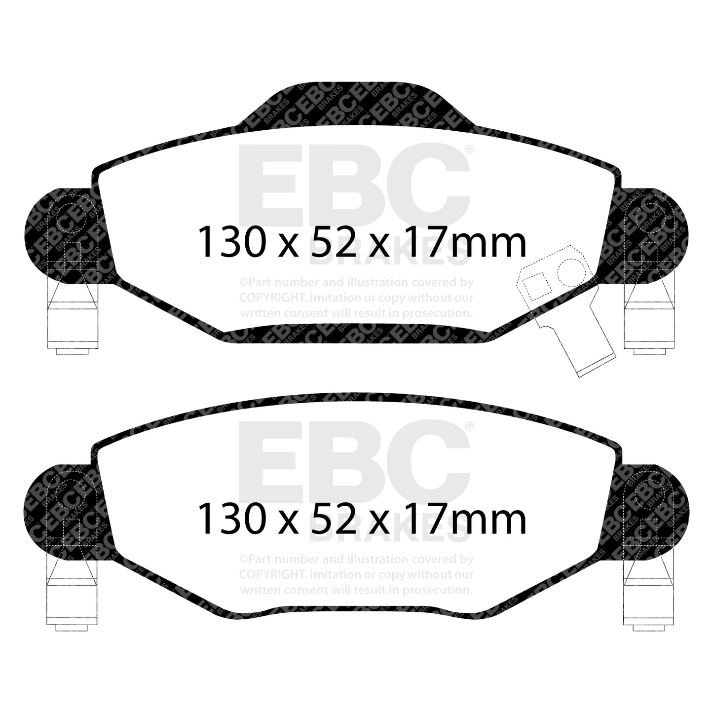 EBC Greenstuff 2000 Series Sport Brake Pad Set (DP21446)