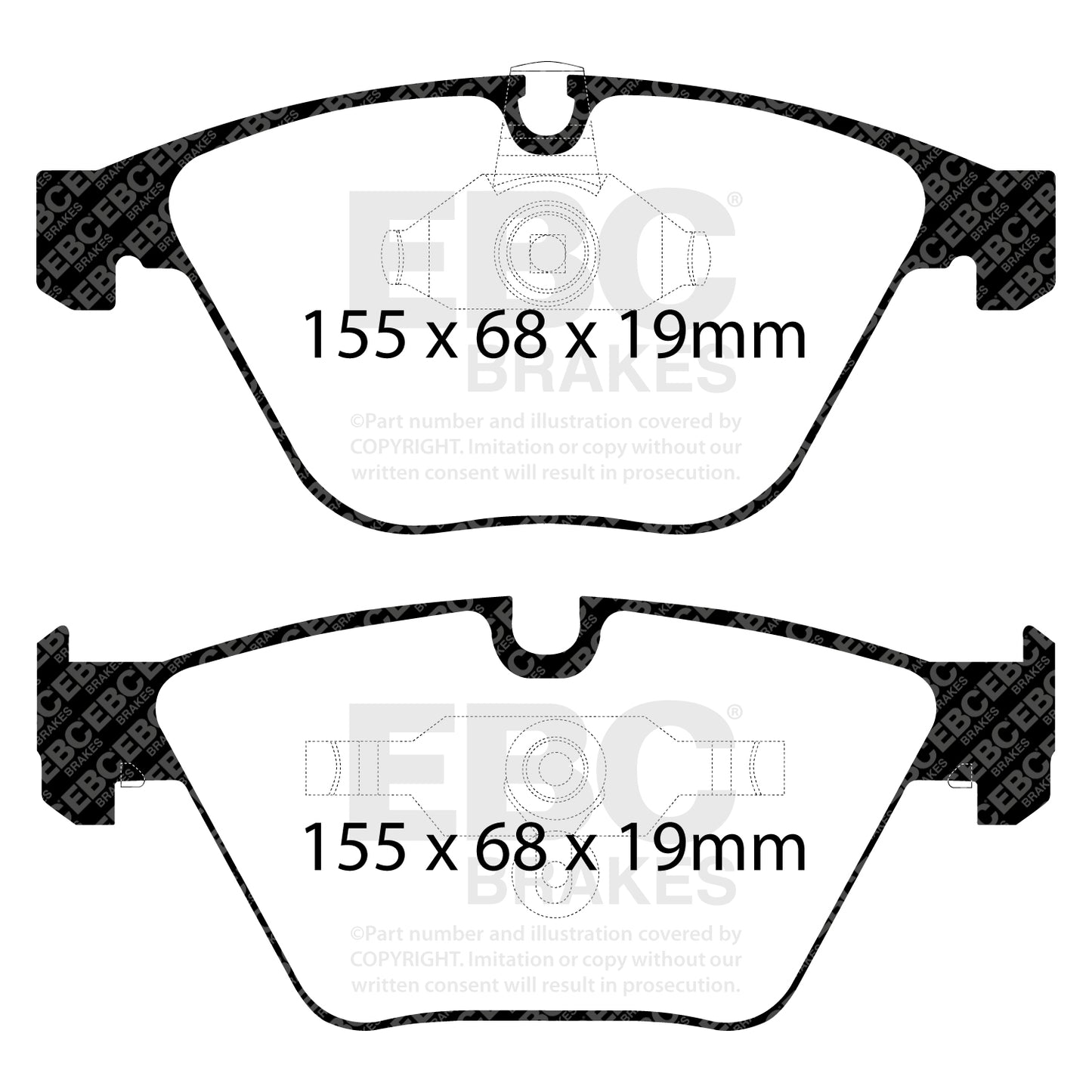 EBC Greenstuff 2000 Series Sport Brake Pad Set (DP21449)