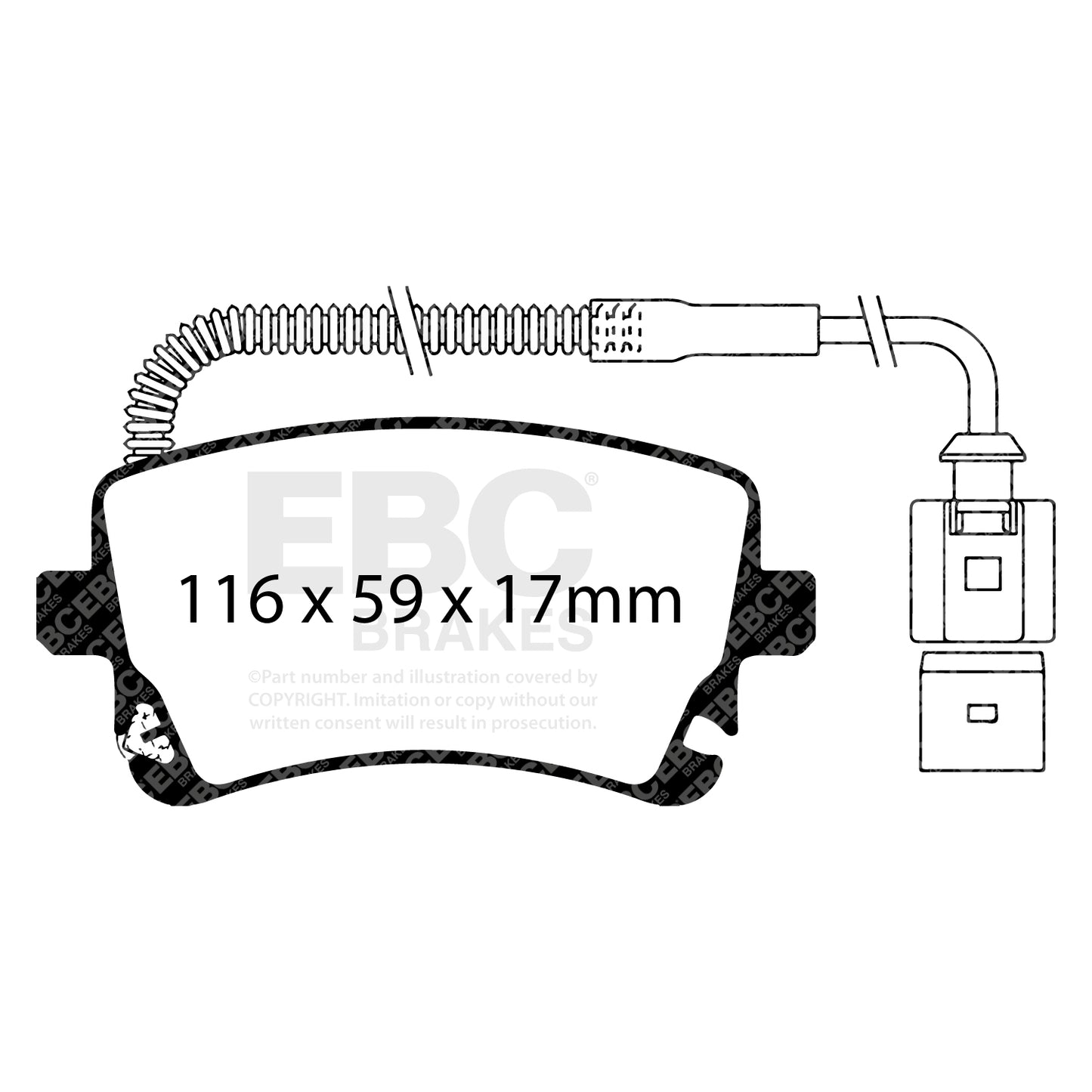 EBC Greenstuff 2000 Series Sport Brake Pad Set (DP21470)