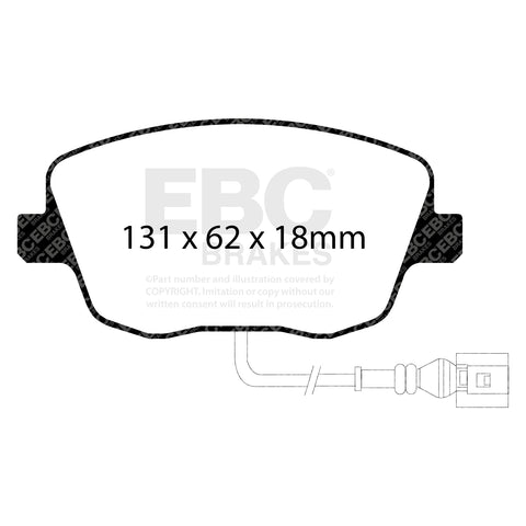 EBC Greenstuff 2000 Series Sport Brake Pad Set (DP21479)