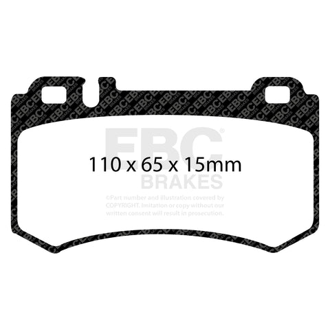 EBC Greenstuff 2000 Series Sport Brake Pad Set (DP21490)