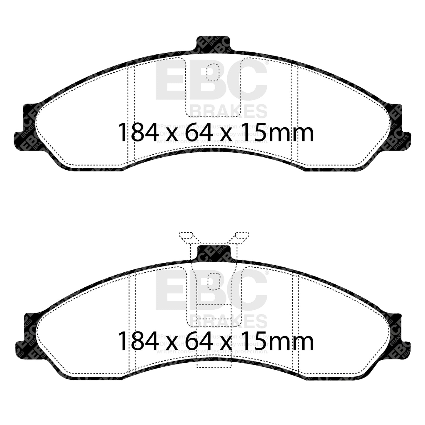 EBC Greenstuff 2000 Series Sport Brake Pad Set (DP21505)