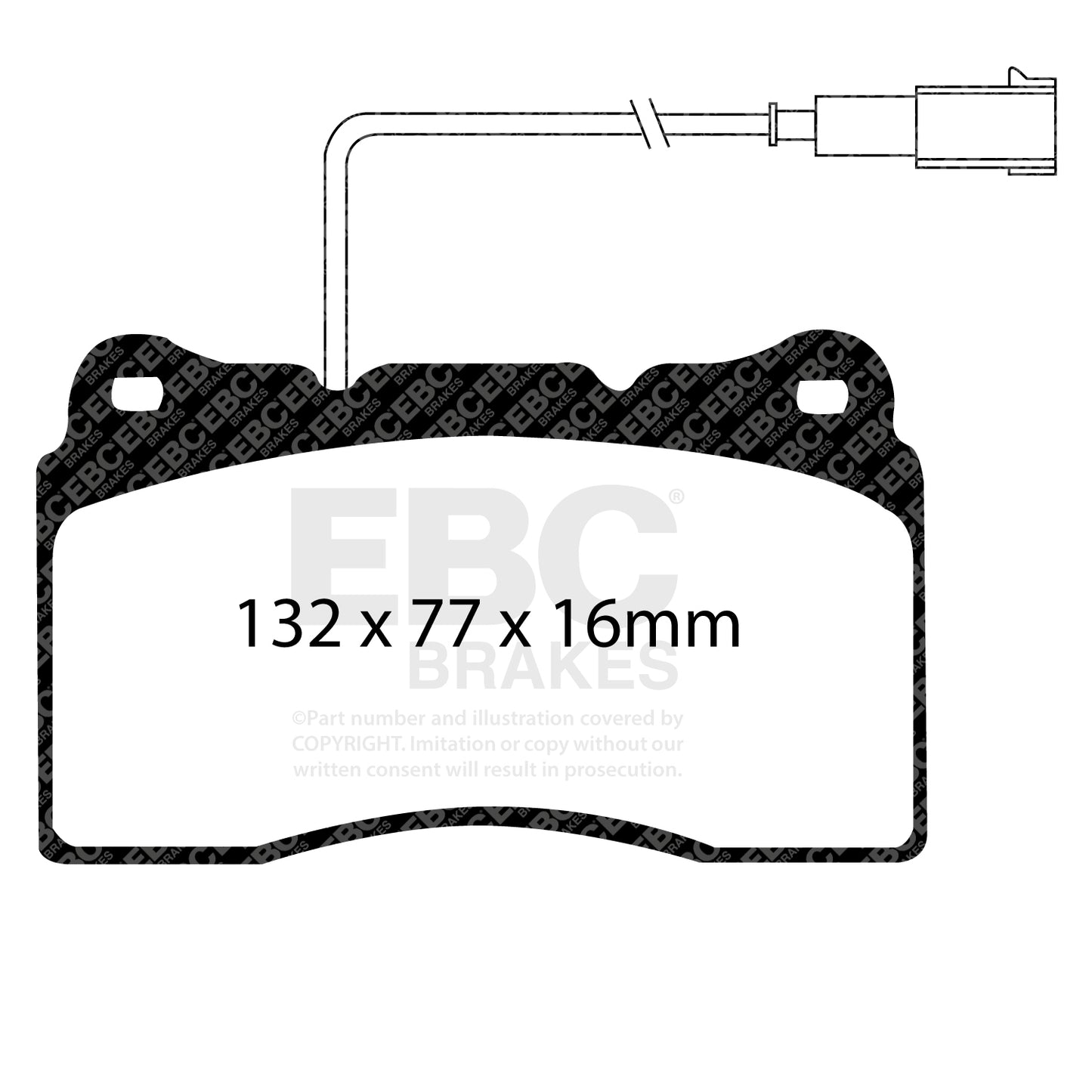 EBC Bluestuff NDX Trackday Brake Pad Set (DP51536NDX)