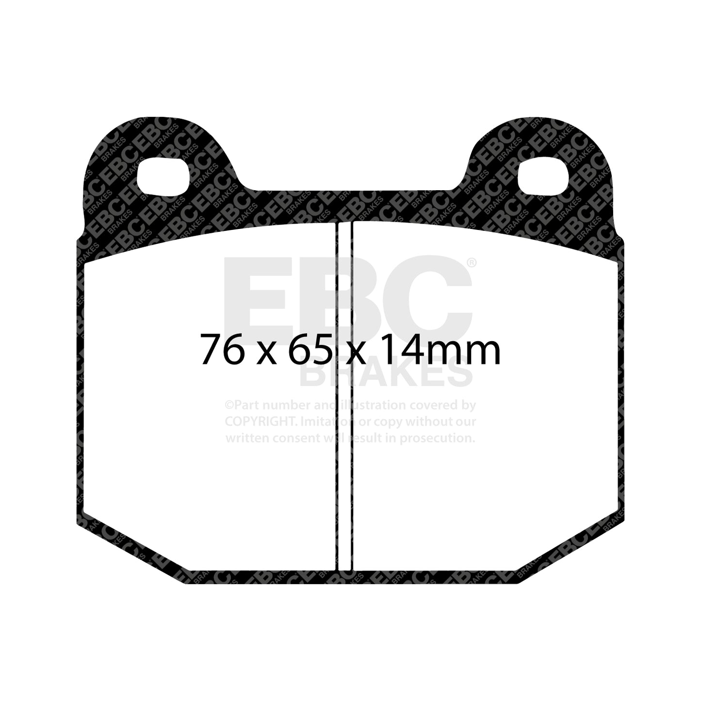 EBC Greenstuff 2000 Series Sport Brake Pad Set (DP21537)