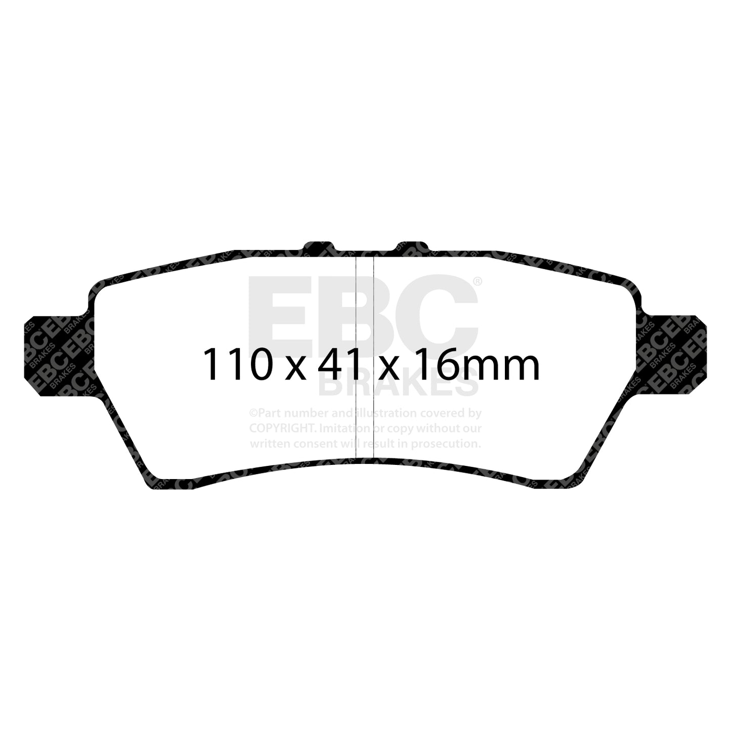 EBC Ultimax OE Replacement Brake Pad Set (DP1748)