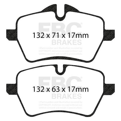 EBC Greenstuff 2000 Series Sport Brake Pad Set (DP21789)