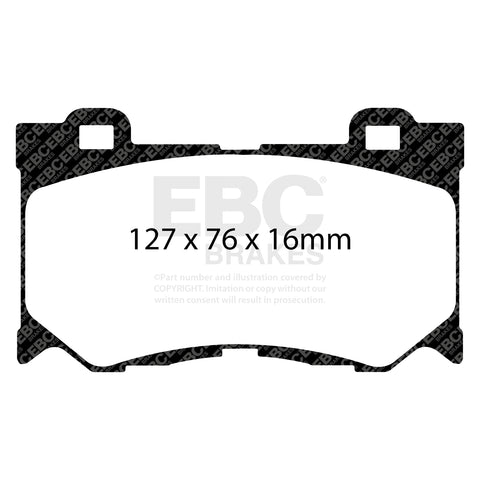 EBC Ultimax OE Replacement Brake Pad Set (DP1823)