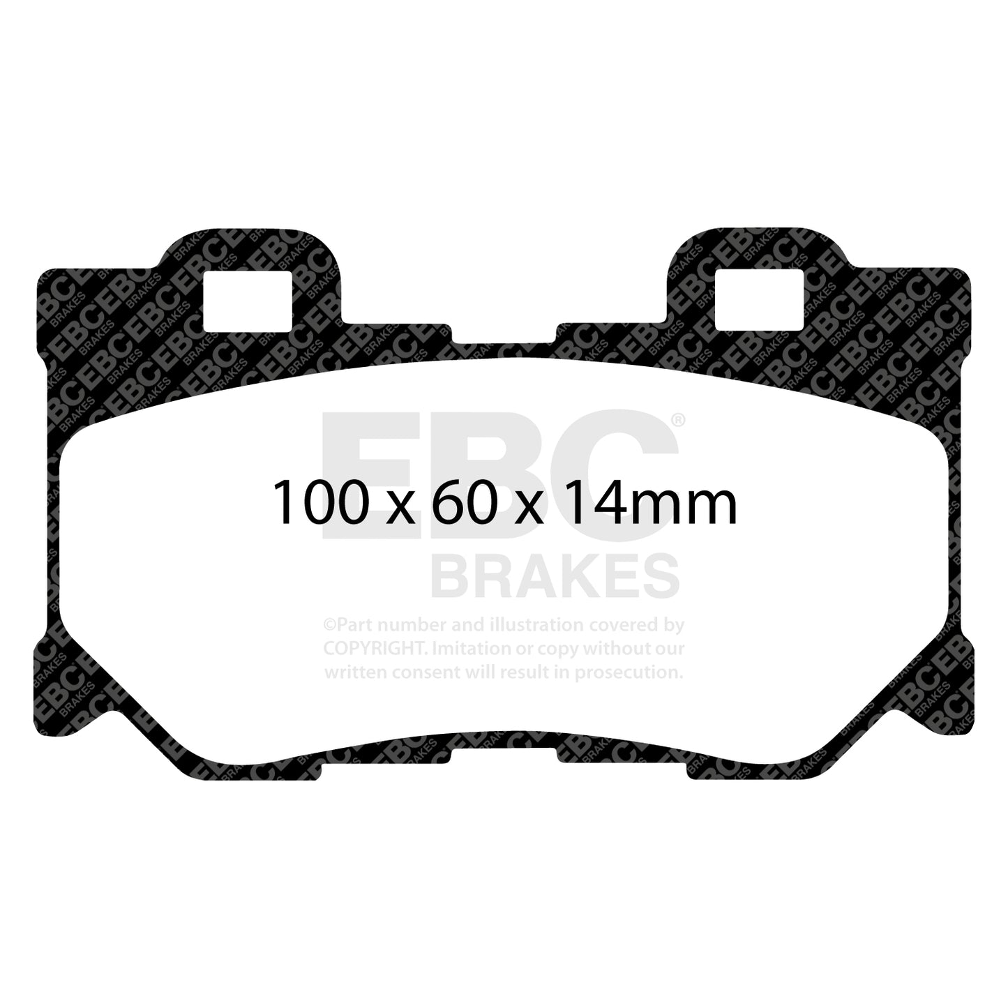 EBC Ultimax OE Replacement Brake Pad Set (DP1824)