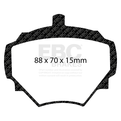 EBC Ultimax OE Replacement Brake Pad Set (DP182)