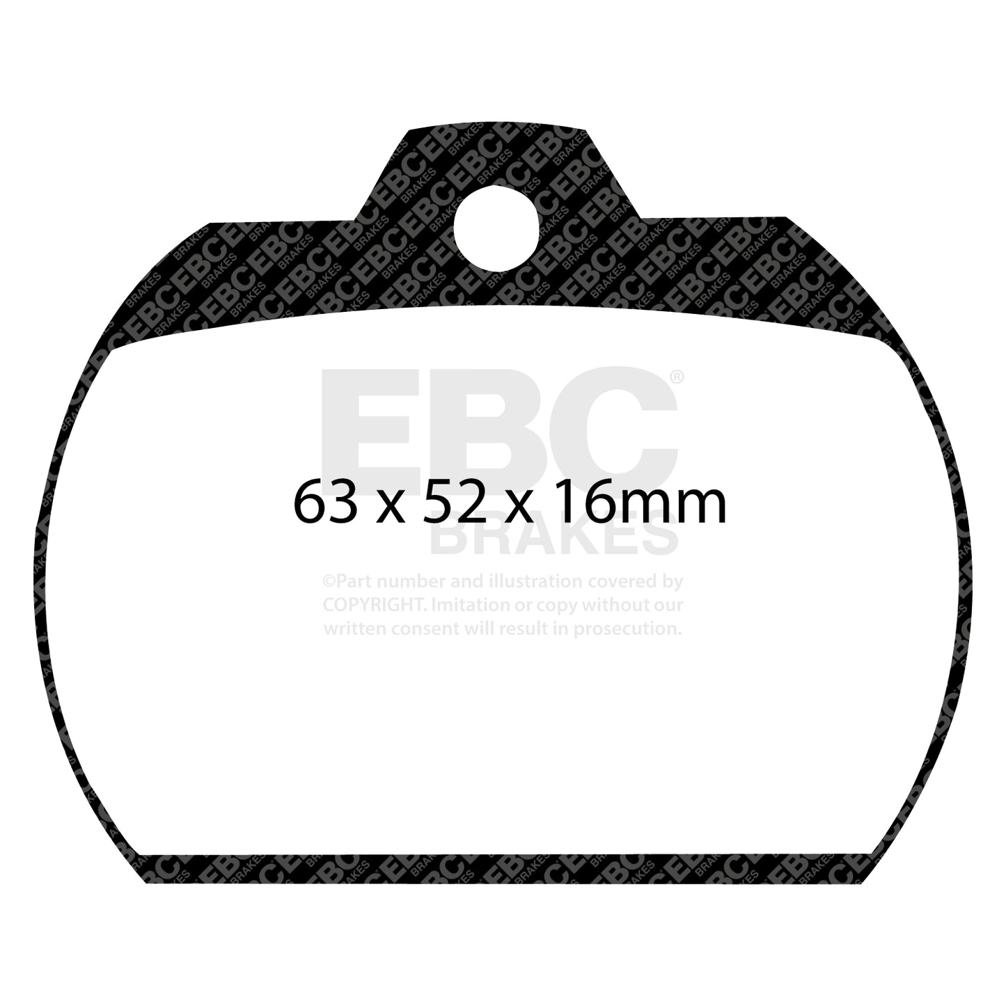 EBC Ultimax OE Replacement Brake Pad Set (DP184)