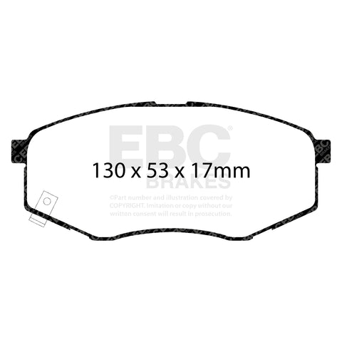 EBC Ultimax OE Replacement Brake Pad Set (DP1866)