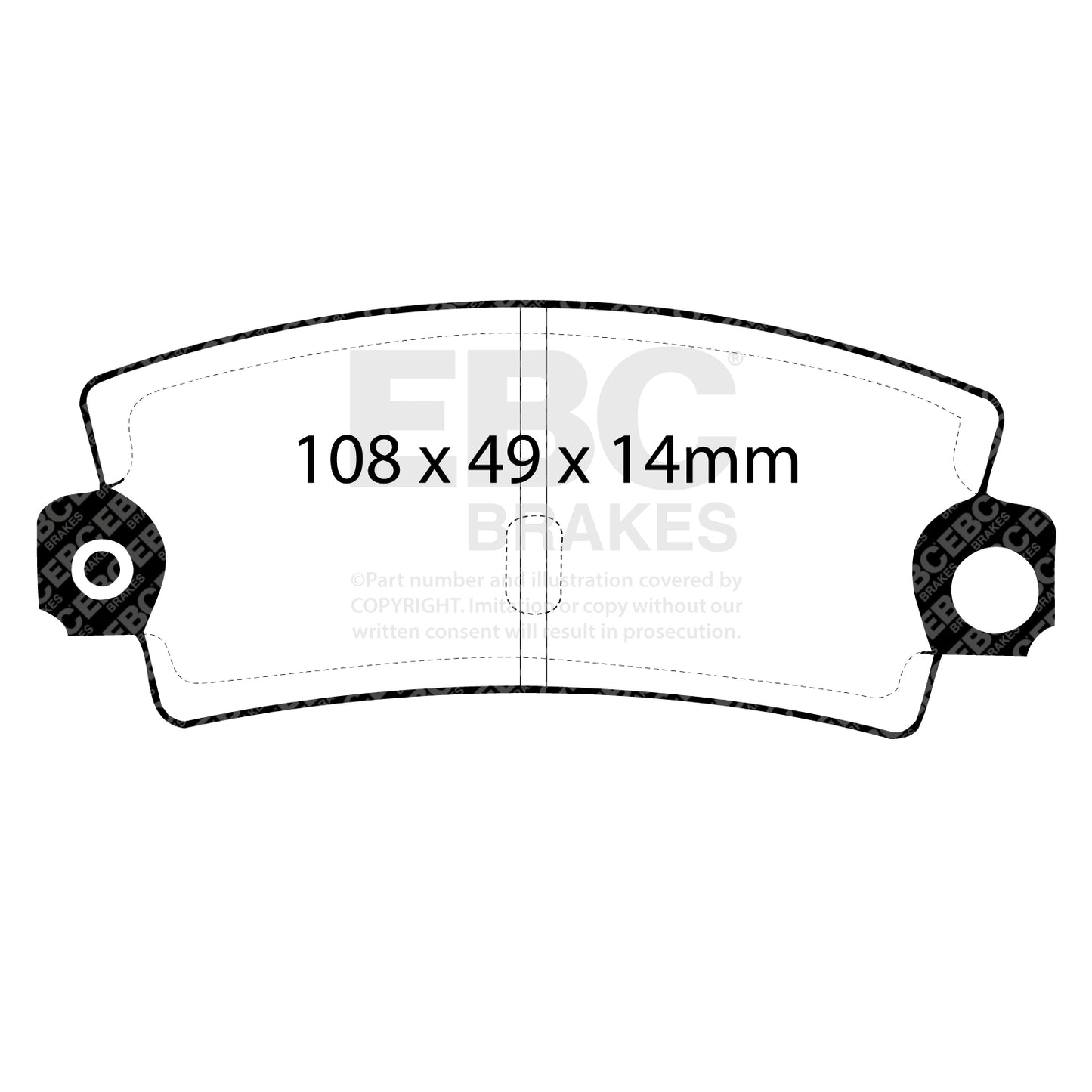 EBC Greenstuff 2000 Series Sport Brake Pad Set (DP2189)