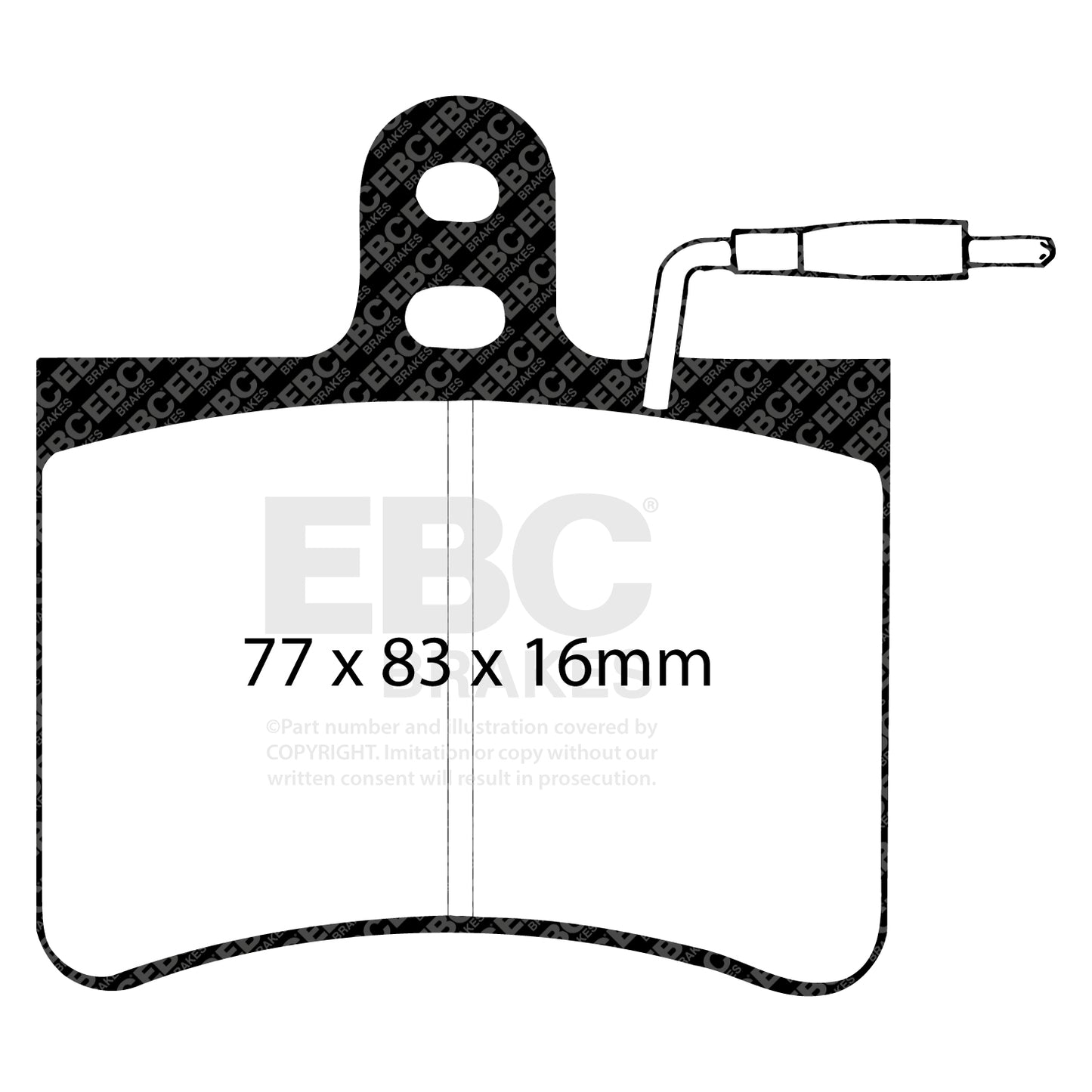 EBC Ultimax OE Replacement Brake Pad Set (DP190)