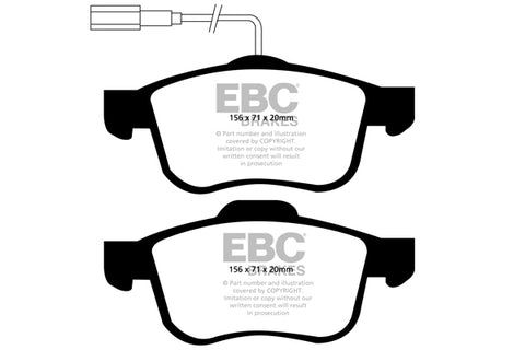 EBC Ultimax OE Replacement Brake Pad Set (DP1904)