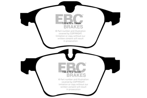 EBC Ultimax OE Replacement Brake Pad Set (DP1912)