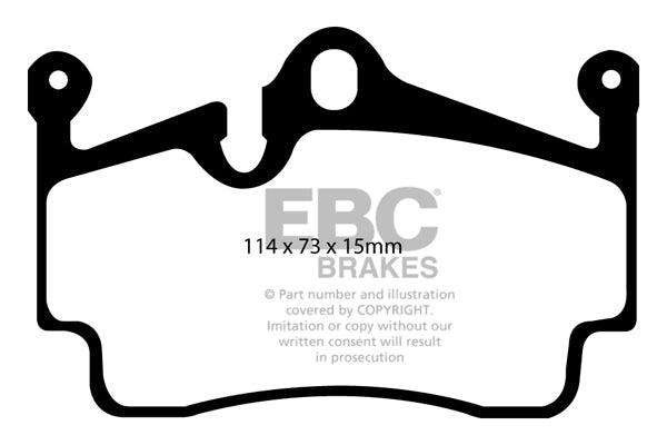 EBC Bluestuff NDX Trackday Brake Pad Set (DP51920NDX)