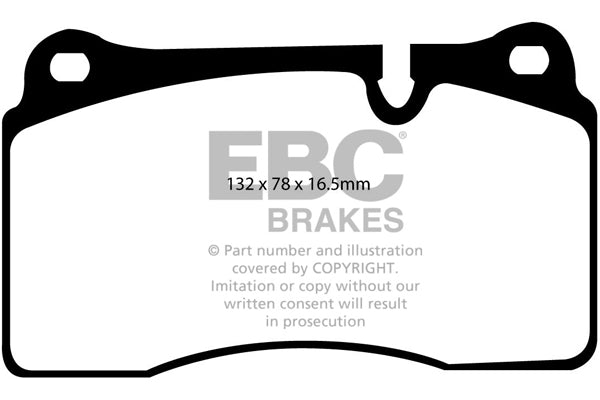 EBC Greenstuff 6000 Series Truck and SUV Brake Pad Set (DP61922)