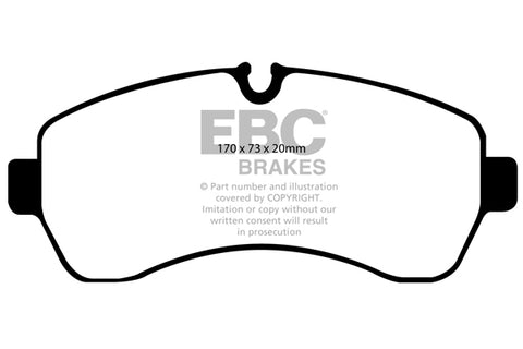 EBC Ultimax OE Replacement Brake Pad Set (DP1928)