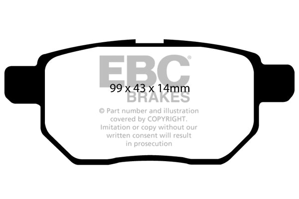 EBC Ultimax OE Replacement Brake Pad Set (DP1947)