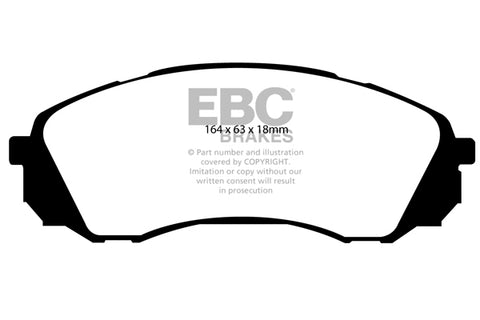 EBC Ultimax OE Replacement Brake Pad Set (DP1953)