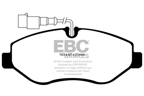 EBC Ultimax OE Replacement Brake Pad Set (DP1956)