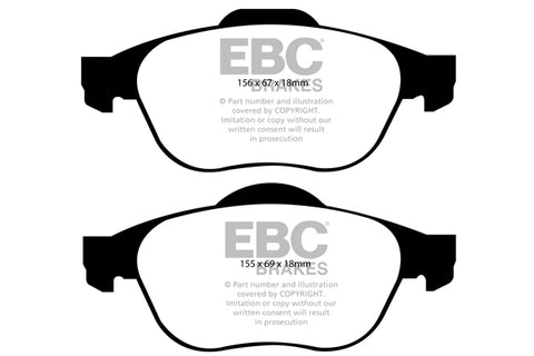 EBC Ultimax OE Replacement Brake Pad Set (DP1958)