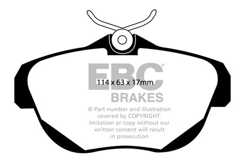 EBC Ultimax OE Replacement Brake Pad Set (DP1962)