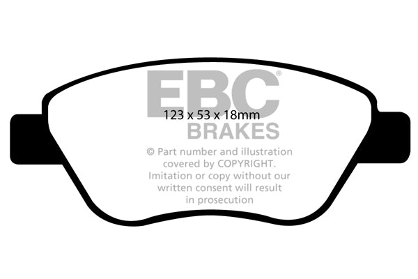 EBC Ultimax OE Replacement Brake Pad Set (DP1965)